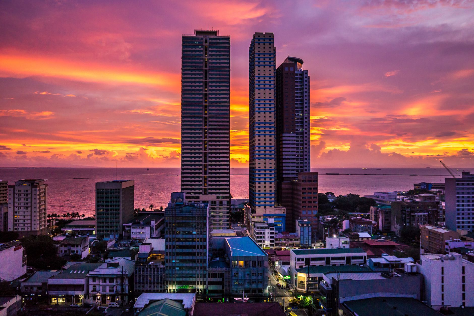 Manila city skyline
